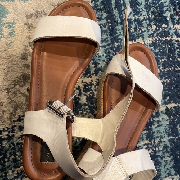 Steven by Steve Madden white platform sandals size 9 - Picture 5 of 5